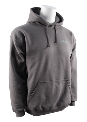 Hooded sweatshirt gray front